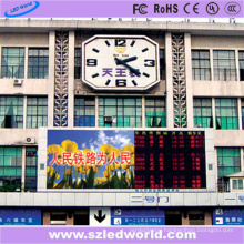 P10 Multi Color Outdoor LED Display Sign Board at Station